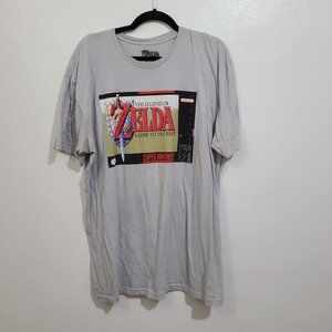Zelda Gray Men's Crewneck Graphic T-shirt Size X-Large